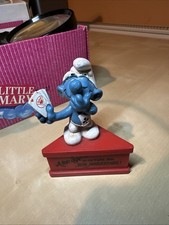 Schtroumpfs Sur Socle Bon Anniversaire 