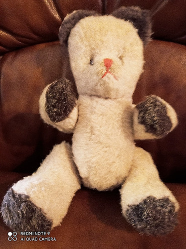 French ours peluche - en, ancien