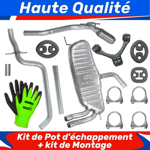 Kit pot échappement pour - kit,
