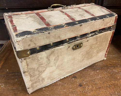 Malle coffret miniature ancien - malle,