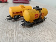 Lot de deux wagon citerne SHELL jouef et lima