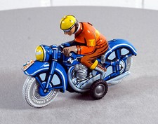 ancien jouet moto en tôle
