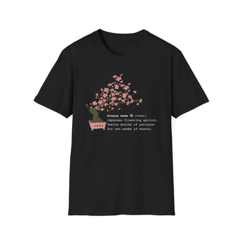Tshirt bonsai prunus mume - bonsai,