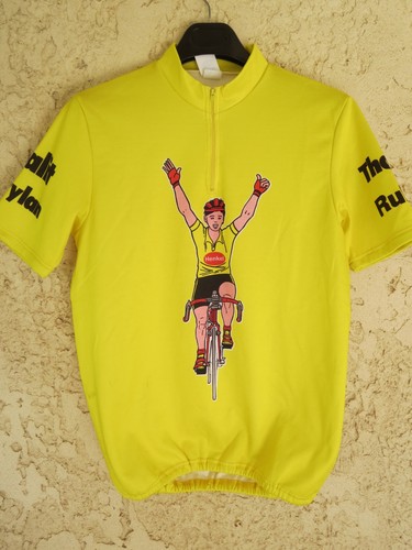 Maillot cycliste jaune henkel - maillot,