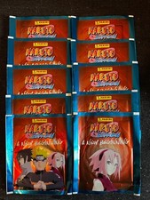 LOT PANINI 10 POCHETTES PACKETS NARUTO SHIPPUDEN NOUVEAU DEPART MANGA DISNEY