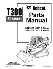 Bobcat T 300 – Reparaturhandbuch- Parts Manual Sur Papier Imprimé