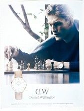 DANIEL WELLINGTON vintage watch Print Ad !! " Men Watch "
