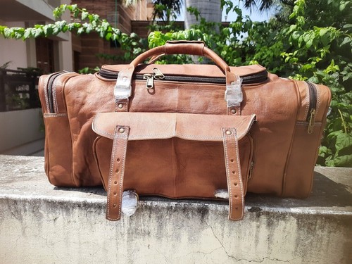 Sac voyage cuir - cuir, 34"