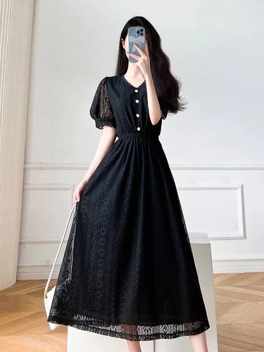 Robe élégante longue - longue, en