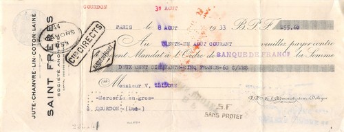 1933 jute chanvre - 1933, lin