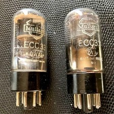 Tubes aspirateur Mullard ECC33