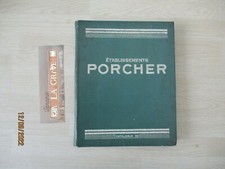 PORCHER Revin (Ardennes)  Très beau catalogue de 1930 imprimé par DRAEGER
