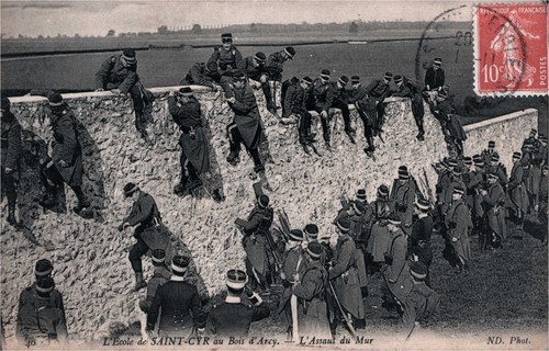 Cpa saint cyr l - 78, de