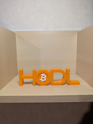 Mini enseigne hodl bitcoin - hodl,