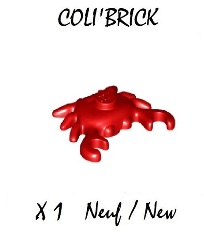 Lego 33121 crabe rouge - -, 1x