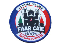 ECUSSON DES SAPEURS POMPIERS DE PARIS BSPP FORMATION 2022 SUR SCRATCH 80MM