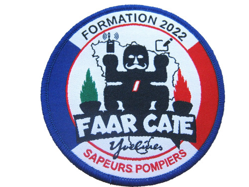 Ecusson des sapeurs pompiers - des,