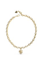Guess Collier cage coeur pour dames UBN03093YG