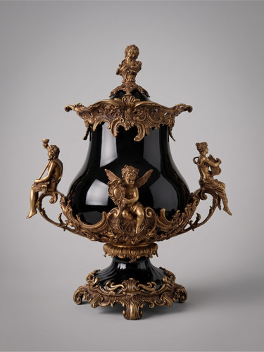 Grande urne couverte - , style