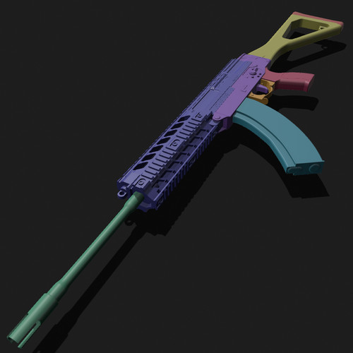 Printed sig sauer 556xi - 3d,