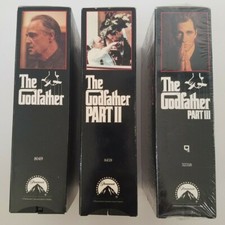 The Godfather I II III VHS Complete Collection 6 Tape Set Director's Cut