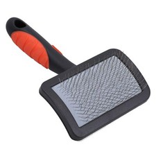 Brosse à lisser avec poignée ergonomique pour chien chat toilettage pour anim...