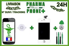 LCD DISPLAY RETINA TOUCH SCREEN DIGITIZER IPHONE 4 WHITE + TOOLS + TRACKING