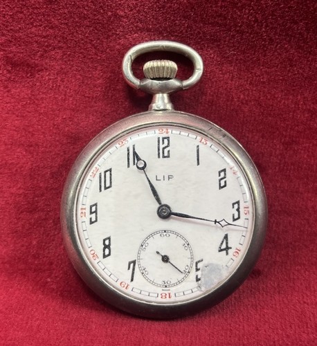 Solid silver pocket - pocket, watch