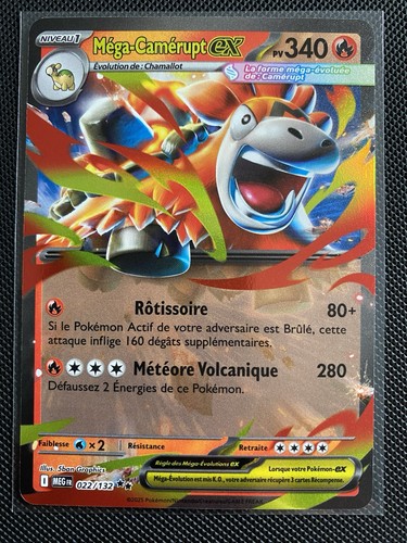 Carte pokemon mega camerupt - pokemon, mega-camerupt