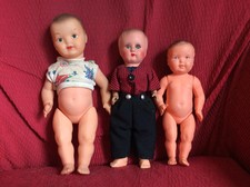 Lot Baigneurs Poupons Anciens