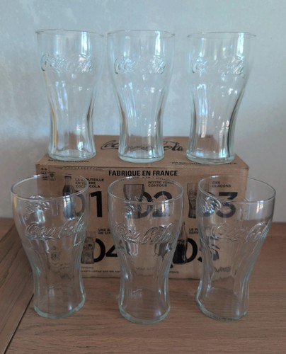Lot verre coca cola - lot,