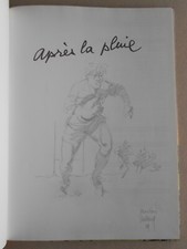 EO APRES LA PLUIE ( JUILLARD )( Le cahier bleu ) avec SUPERBE dédicace