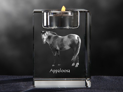 Appaloosa bougeoir cristal - appaloosa,,