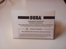 SEGA Genesis NOMAD *USA*  manual manuel notice noticia instructions  repro 