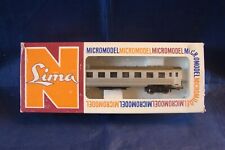 LIMA N VOITURE VOYAGEURS 1ERE CLASSE INOX SNCF TRAIN ELECTRIQUE BOITE 309