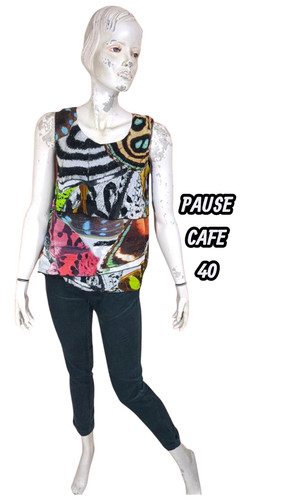 Pause café taille - pause, haut