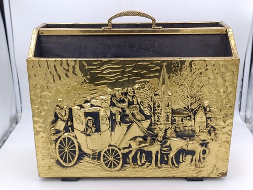 Ancien porte revues - , laiton