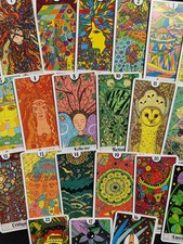 Tarot Flamboyant 2021 – Jeu Divinatoire 22 Cartes Français Femme Actuelle Rare