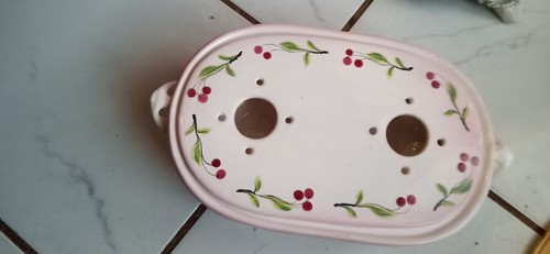 Chauffe plat faience - en, peint