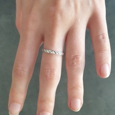 Bague alliance fine