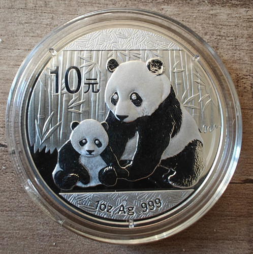 China silver panda 2012 - china,