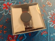 Skagen Falster 2 Montre Connectée SKT5104 Bravelet en Cuir Bon Etat