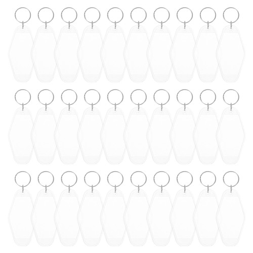 Porte clés blancs pcs - porte-clés,
