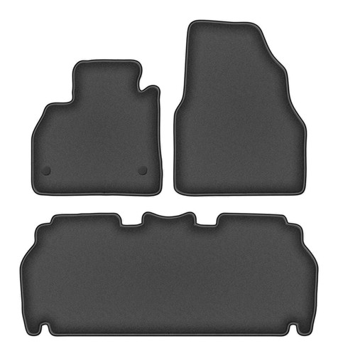 Jeu tapis velours graphite - de,