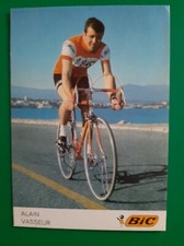 CYCLISME carte cycliste ALAIN VASSEUR équipe BIC 1971 *