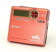 Sony MZ-R910 MD Walkman Lecteur Portable Enregistreur Mini Disque Rose Occasi...