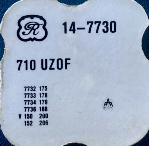 Ancre 710 valjoux 7730 - , 7732
