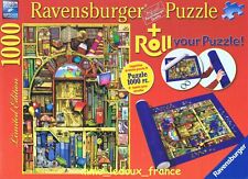 Puzzle Ravensburger Bibliothèque Magique 1000 Pièces + Tapis de Rangement NEUFS