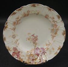 ASSIETTE AUX FLEURS DE PRINTEMPS PORCELAINE DE LIMOGES HAVILAND EP 1900 D 24 cm