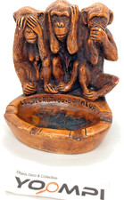 Rare Objet ancien vintage déco singe altes objekt monkey Decoration Collection